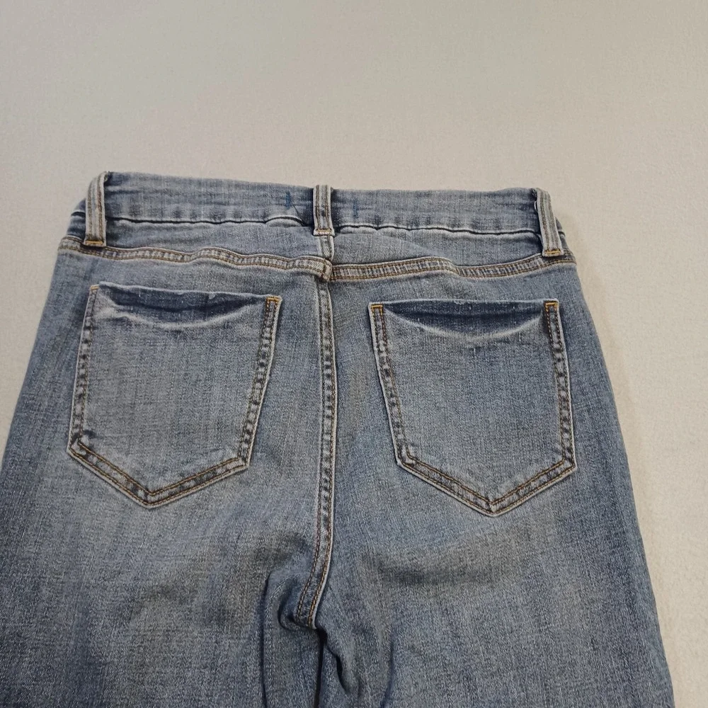 Studio Blue Skinny Jeans Womens 27 Medium‎ Wash Distressed Stretch S57011CRF